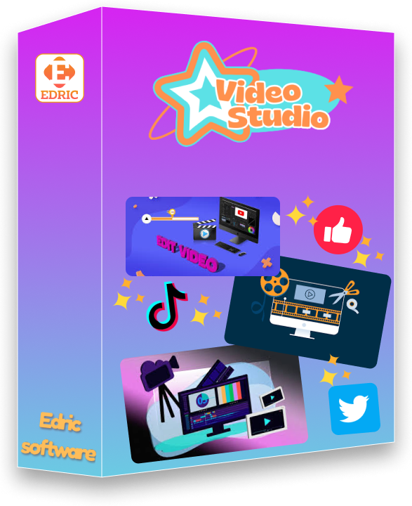 Edric Video Studio - Phần mềm chỉnh sửa video số lượng lớn